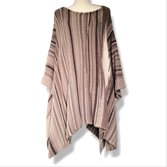 Ralph Lauren‎ Oversized Wool Cashmere Blend Poncho Sweater One Size - Picture 2 of 8